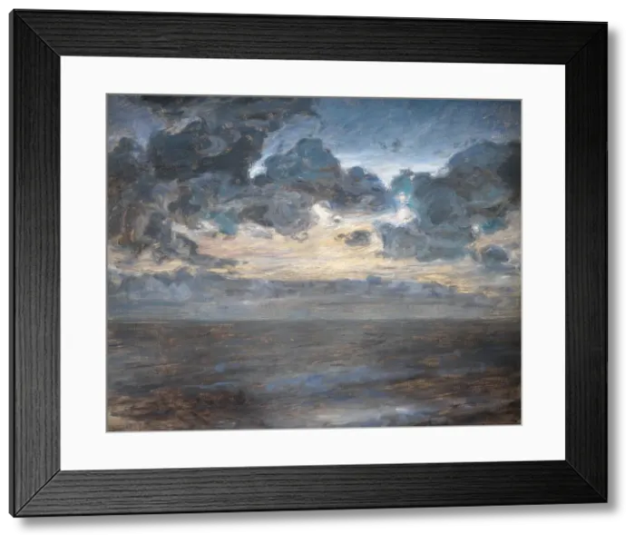 Framed Print : Midsummer Night at Tisvilde Beach, 1886. Creator: Julius Paulsen Framed Print : Midsummer Night at Tisvilde Beach, 1886. Creator: Julius Paulsen