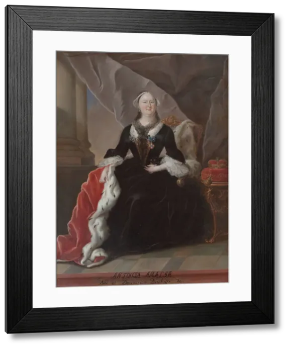 Framed Print : Antonia Amalia. Duchess of Brunswick and Lüneburg. Born 22 April 1696, 1749-1848. Creator: Unknown Framed Print : Antonia Amalia. Duchess of Brunswick and Lüneburg. Born 22 April 1696, 1749-1848. Creator: Unknown
