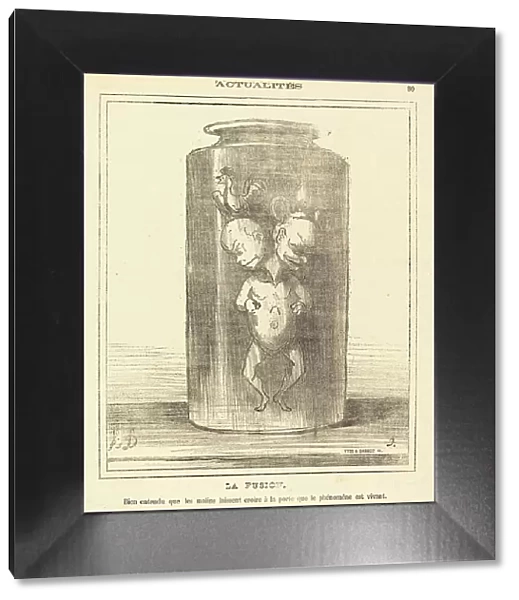 La fusion, 1872. Creator: Honore Daumier