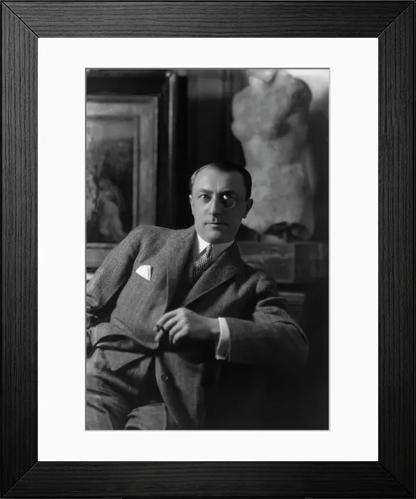 Framed Print : Mr. Walter Bachstitz, portrait photograph, 1924 Oct. 9. Creator: Arnold Genthe Framed Print : Mr. Walter Bachstitz, portrait photograph, 1924 Oct. 9. Creator: Arnold Genthe