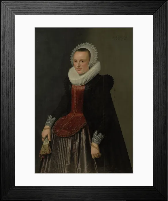 Framed Print : Portrait of a Lady, 1621. Creators: Nicolaes Eliasz Pickenoy, Michiel van Mierevelt Framed Print : Portrait of a Lady, 1621. Creators: Nicolaes Eliasz Pickenoy, Michiel van Mierevelt