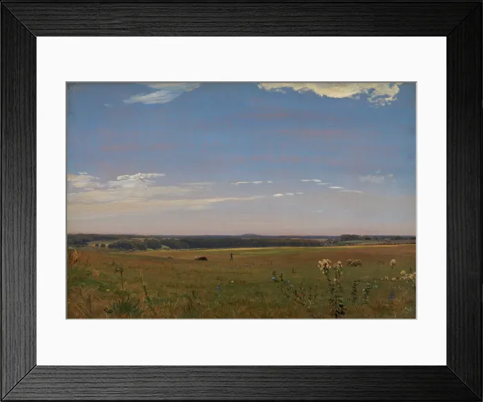 Framed Print : View towards the Beldringe manor, 1847. Creator: Peter Christian Thamsen Skovgaard Framed Print : View towards the Beldringe manor, 1847. Creator: Peter Christian Thamsen Skovgaard