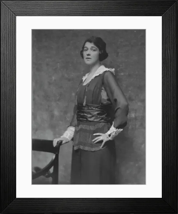 Framed Print : Nicholson, Martha, Miss, portrait photograph, 1916 Apr. 22. Creator: Arnold Genthe Framed Print : Nicholson, Martha, Miss, portrait photograph, 1916 Apr. 22. Creator: Arnold Genthe