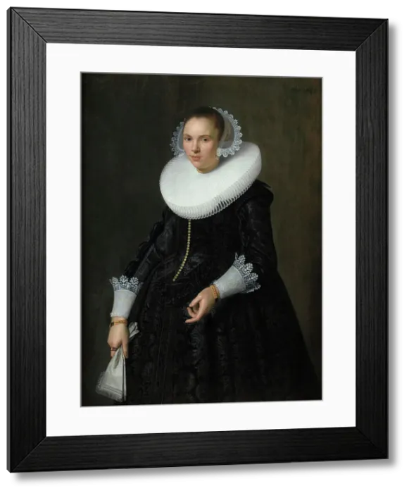 Framed Print : Portrait of a Lady, 1635. Creators: Nicolaes Eliasz Pickenoy, Michiel van Mierevelt Framed Print : Portrait of a Lady, 1635. Creators: Nicolaes Eliasz Pickenoy, Michiel van Mierevelt