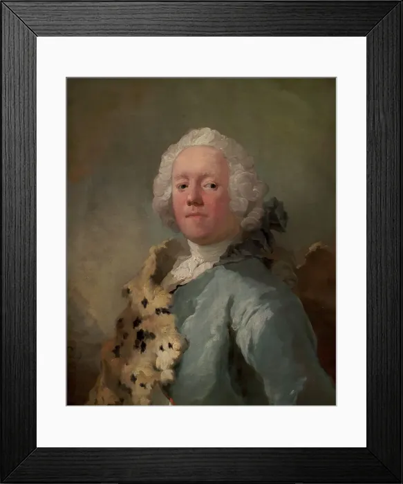 Framed Print : Portrait of Count Jorgen Scheel, 1748-1751. Creator: Carl Gustaf Pilo Framed Print : Portrait of Count Jorgen Scheel, 1748-1751. Creator: Carl Gustaf Pilo