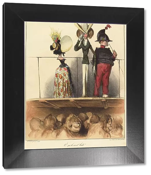 O qu'ils sont laids!, 1836. Creator: Honore Daumier