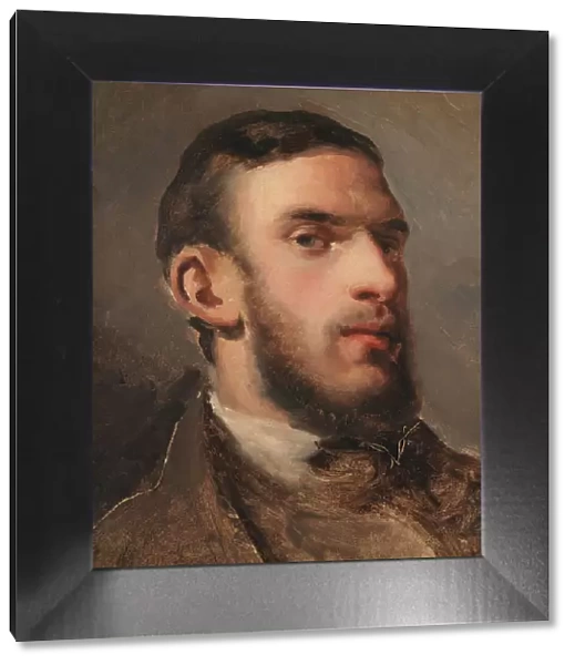 Self-Portrait, 1857-1858. Creator: Camille Pissarro