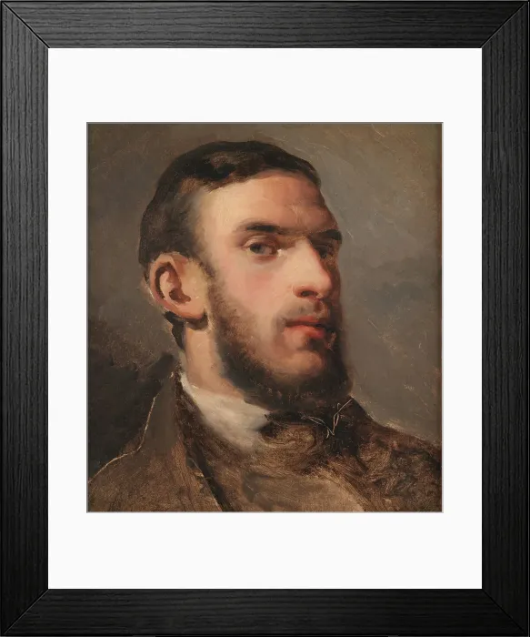 Framed Print : Self-Portrait, 1857-1858. Creator: Camille Pissarro Framed Print : Self-Portrait, 1857-1858. Creator: Camille Pissarro