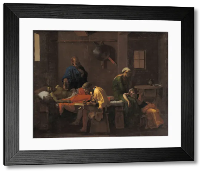 Framed Print : The Testament of Eudamidas, 1644-1648. Creator: Nicolas Poussin Framed Print : The Testament of Eudamidas, 1644-1648. Creator: Nicolas Poussin