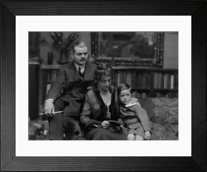 Framed Print : Norris, Charles G. Mr. and Mrs. and son, portrait photograph, between 1913 and 1942. Creator: Arnold Genthe Framed Print : Norris, Charles G. Mr. and Mrs. and son, portrait photograph, between 1913 and 1942. Creator: Arnold Genthe