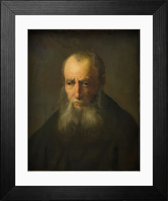 Framed Print : Bust of an Old Man, 1630. Creator: Rembrandt Harmensz van Rijn Framed Print : Bust of an Old Man, 1630. Creator: Rembrandt Harmensz van Rijn