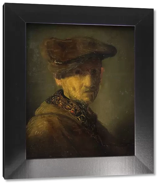 Man with a Hat. (Portrait of Rembrandt's Father), 1629. Creator: Rembrandt Harmensz van Rijn