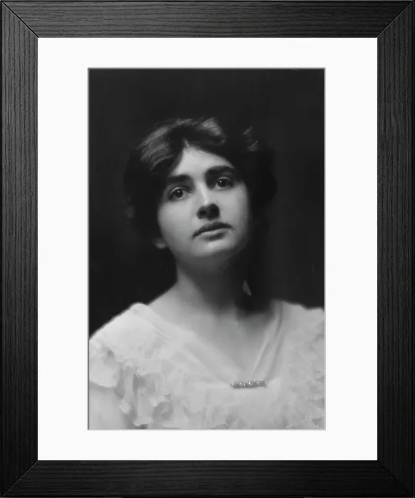 Framed Print : Ochs, Miss, portrait photograph, 1913. Creator: Arnold Genthe Framed Print : Ochs, Miss, portrait photograph, 1913. Creator: Arnold Genthe