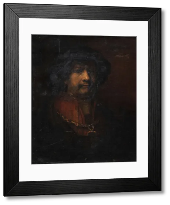 Framed Print : Portrait of Rembrandt, 1655. Creator: Rembrandt Harmensz van Rijn Framed Print : Portrait of Rembrandt, 1655. Creator: Rembrandt Harmensz van Rijn