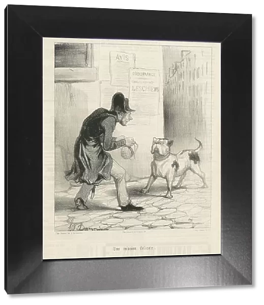 Une mission délicate, 19th century. Creator: Honore Daumier