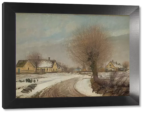 A Sealand Village. Winter, 1906. Creator: Laurits Andersen Ring