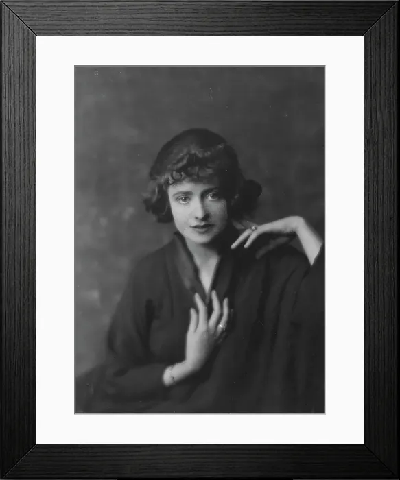 Framed Print : Olcott, Vera, Miss, portrait photograph, 1916. Creator: Arnold Genthe
