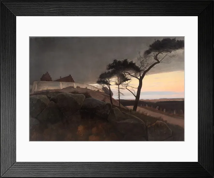 Framed Print : After Sunset, 1899. Creator: Laurits Andersen Ring Framed Print : After Sunset, 1899. Creator: Laurits Andersen Ring