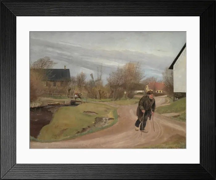 Framed Print : Springtime in Hals, Jutland, 1892. Creator: Laurits Andersen Ring Framed Print : Springtime in Hals, Jutland, 1892. Creator: Laurits Andersen Ring