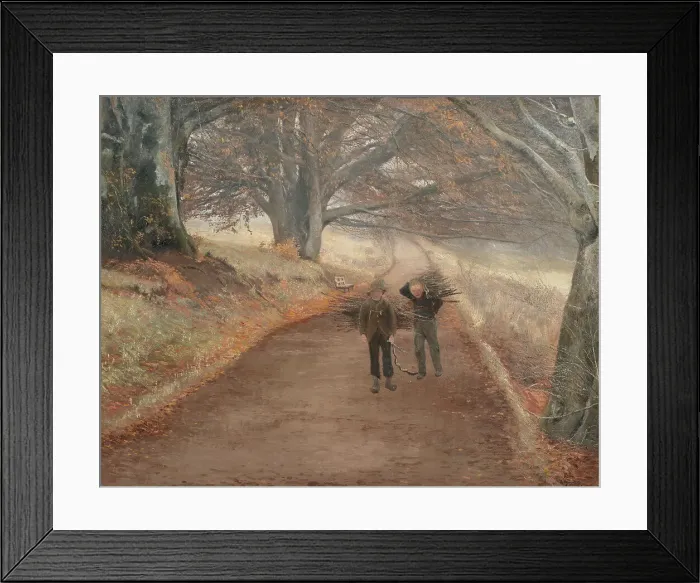 Framed Print : Footpath near Herlufsholm, Zealand, 1890. Creator: Laurits Andersen Ring Framed Print : Footpath near Herlufsholm, Zealand, 1890. Creator: Laurits Andersen Ring