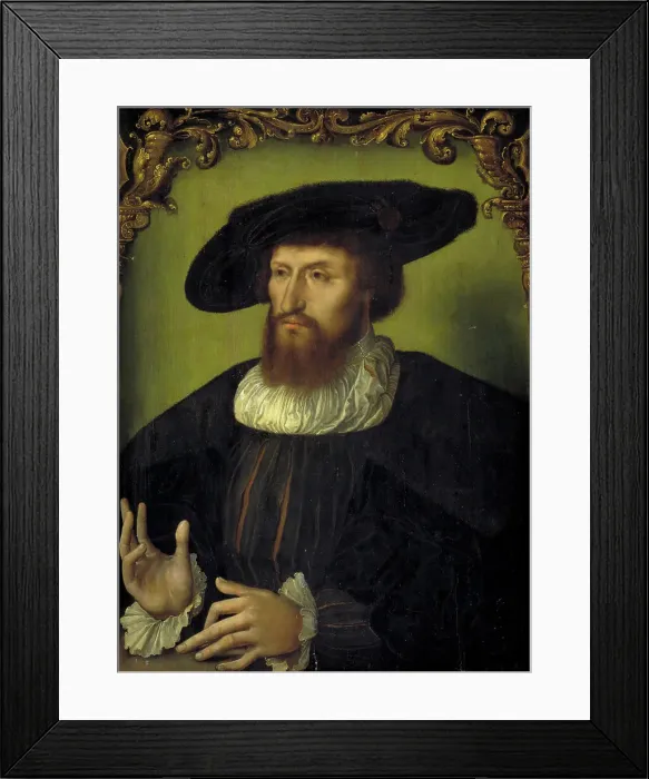 Framed Print : Portrait of the Danish King Christian II, 1514-1518. Creator: Unknown Framed Print : Portrait of the Danish King Christian II, 1514-1518. Creator: Unknown