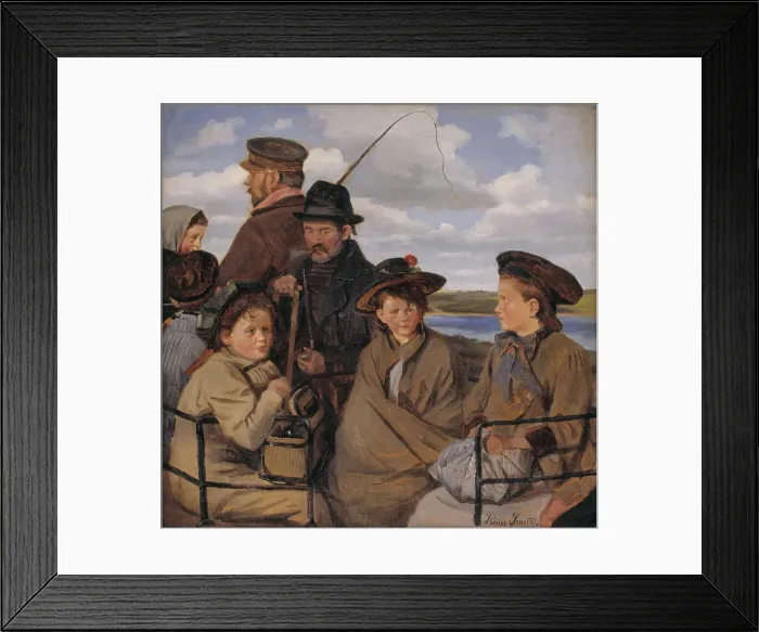 Framed Print : In the day car. The artist's nephew, 1898-1902. Creator: Hans Smidth Framed Print : In the day car. The artist's nephew, 1898-1902. Creator: Hans Smidth