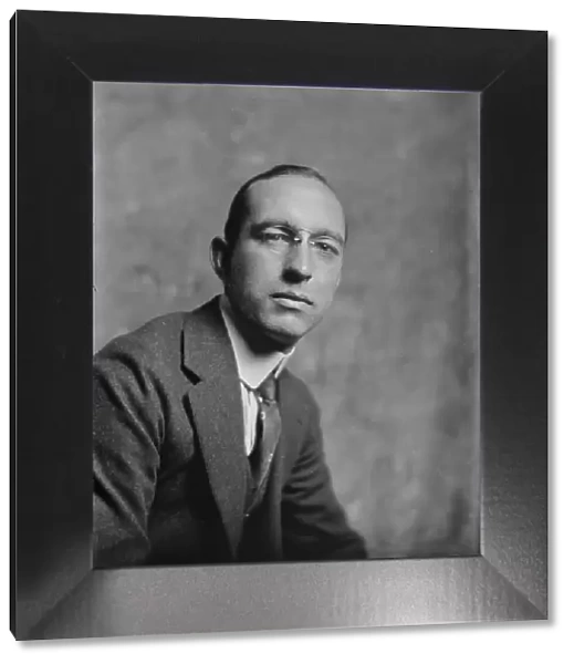 Mr. Beacham, portrait photograph, 1917 Dec. 7. Creator: Arnold Genthe