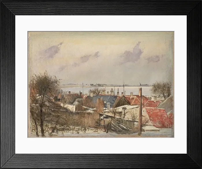 Framed Print : View from Roskilde towards the Fiord, 1915. Creator: Laurits Andersen Ring Framed Print : View from Roskilde towards the Fiord, 1915. Creator: Laurits Andersen Ring