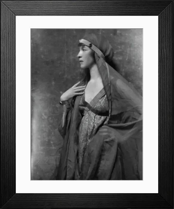 Framed Print : Osborn, Audrey, Miss, portrait photograph, between 1913 and 1942. Creator: Arnold Genthe Framed Print : Osborn, Audrey, Miss, portrait photograph, between 1913 and 1942. Creator: Arnold Genthe