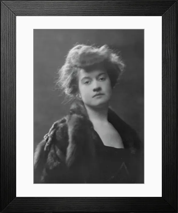 Framed Print : Mrs. M.L. Beaudrecue, portrait photograph, 1918 Feb. 16. Creator: Arnold Genthe Framed Print : Mrs. M.L. Beaudrecue, portrait photograph, 1918 Feb. 16. Creator: Arnold Genthe