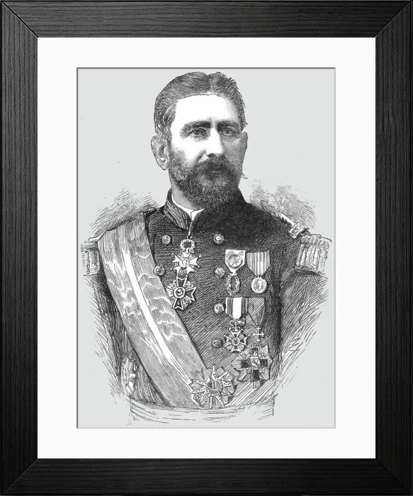 Framed Print : General Boulanger 1837-1891. 1891. Creator: Unknown Framed Print : General Boulanger 1837-1891. 1891. Creator: Unknown