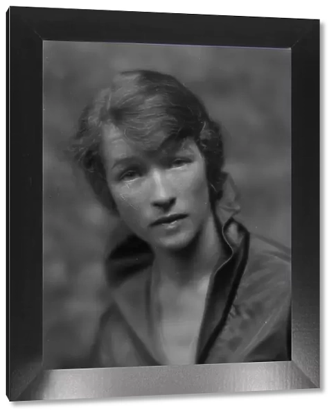 Osborn, Audrey, Miss, portrait photograph, between 1913 and 1942. Creator: Arnold Genthe