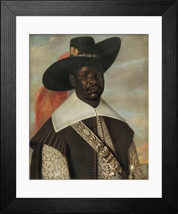 Framed Print : Don Miguel de Castro, Emissary of Kongo, 1641-1645. Creator: Jasper Becx Framed Print : Don Miguel de Castro, Emissary of Kongo, 1641-1645. Creator: Jasper Becx