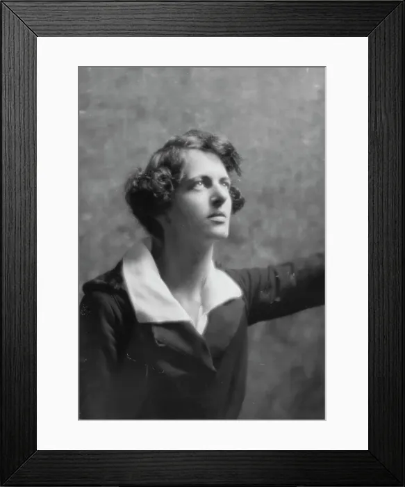 Framed Print : Osborn, Josephine, Miss, portrait photograph, 1915 Dec. or 1916 Jan. Creator: Arnold Genthe Framed Print : Osborn, Josephine, Miss, portrait photograph, 1915 Dec. or 1916 Jan. Creator: Arnold Genthe