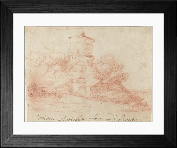 Framed Print : Torione Anticho Fori di Roma, c. 1630 / 1635. Creator: Claude Lorrain Framed Print : Torione Anticho Fori di Roma, c. 1630 / 1635. Creator: Claude Lorrain
