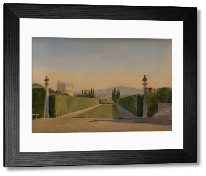 Framed Print : View of the Sea from a Pier, 1854-1917. Creator: Hans Smidth Framed Print : View of the Sea from a Pier, 1854-1917. Creator: Hans Smidth