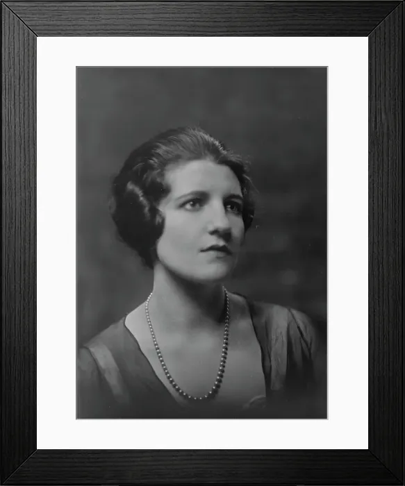 Framed Print : Mrs. Raymond Belmont, portrait photograph, 1918 Dec. 30. Creator: Arnold Genthe Framed Print : Mrs. Raymond Belmont, portrait photograph, 1918 Dec. 30. Creator: Arnold Genthe
