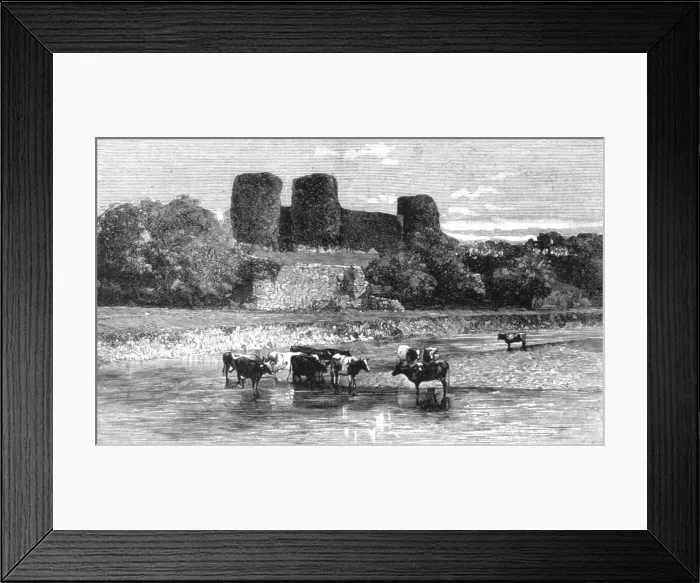 Framed Print : The Church Congress at Ryhl, North Wales and Views in the Neighbourhood; Rhuddlan Castle, 1891. Creator: Unknown Framed Print : The Church Congress at Ryhl, North Wales and Views in the Neighbourhood; Rhuddlan Castle, 1891. Creator: Unknown