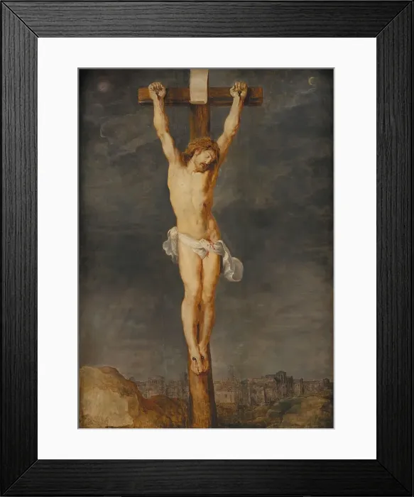Framed Print : Christ on the Cross, 1592-1633. Creator: Peter Paul Rubens Framed Print : Christ on the Cross, 1592-1633. Creator: Peter Paul Rubens