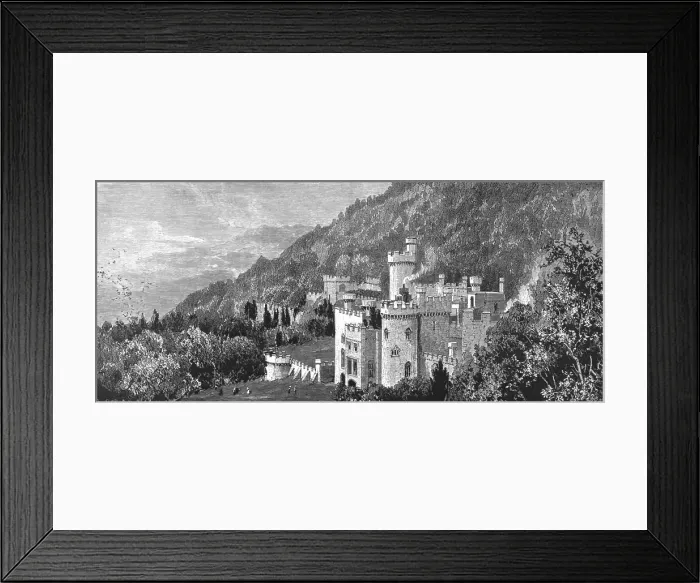 Framed Print : The Church Congress at Ryhl, North Wales and Views in the Neighbourhood; Gwrych Castle... 1891. Creator: Unknown Framed Print : The Church Congress at Ryhl, North Wales and Views in the Neighbourhood; Gwrych Castle... 1891. Creator: Unknown