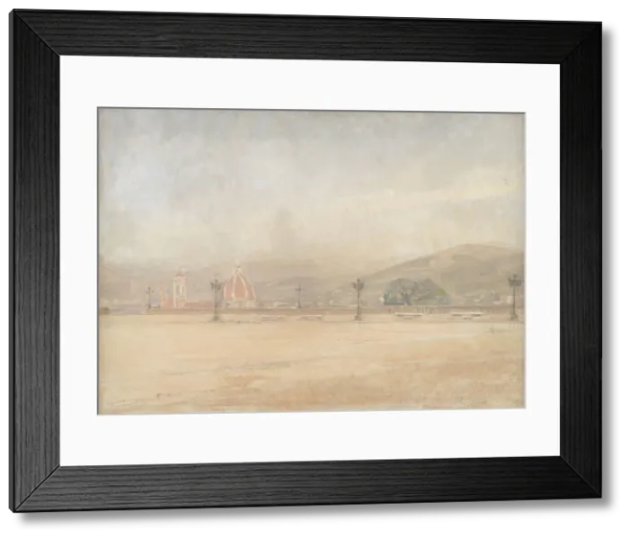 Framed Print : Piazzale Michelangelo near Florence, 1910. Creator: Karl Schou Framed Print : Piazzale Michelangelo near Florence, 1910. Creator: Karl Schou