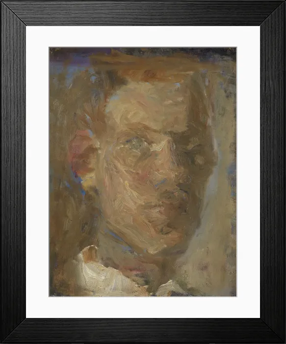 Framed Print : Self-Portrait, 1885-1938. Creator: Karl Schou Framed Print : Self-Portrait, 1885-1938. Creator: Karl Schou