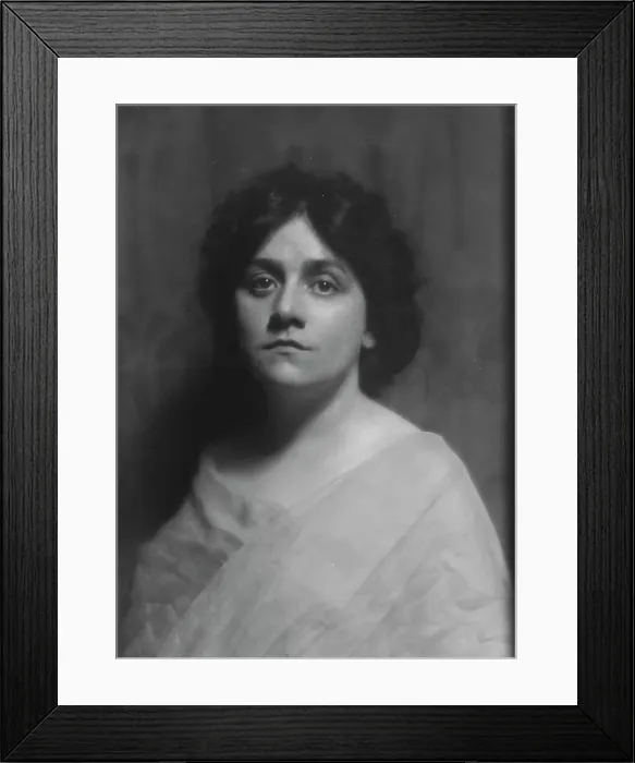 Framed Print : Parker, Corinne, Miss, portrait photograph, 1913. Creator: Arnold Genthe Framed Print : Parker, Corinne, Miss, portrait photograph, 1913. Creator: Arnold Genthe