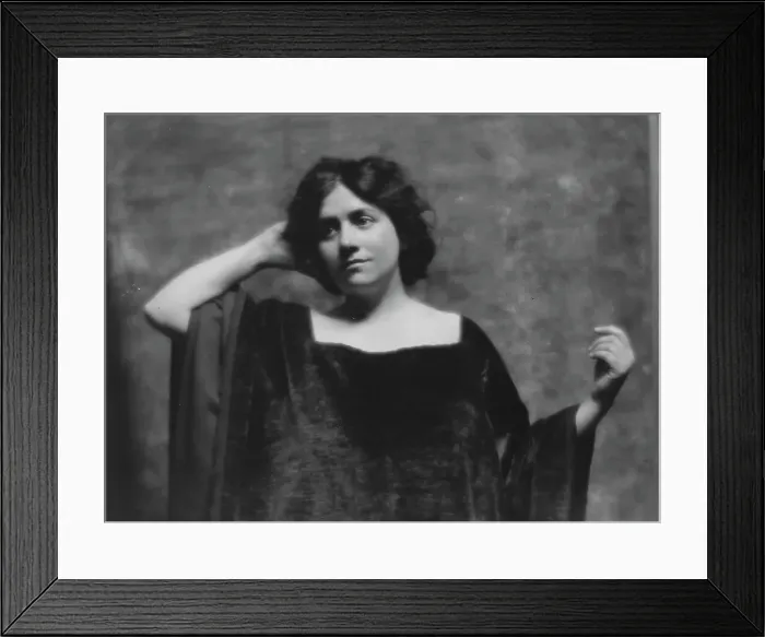 Framed Print : Parker, Corinne, Miss, portrait photograph, ca. 1913. Creator: Arnold Genthe Framed Print : Parker, Corinne, Miss, portrait photograph, ca. 1913. Creator: Arnold Genthe