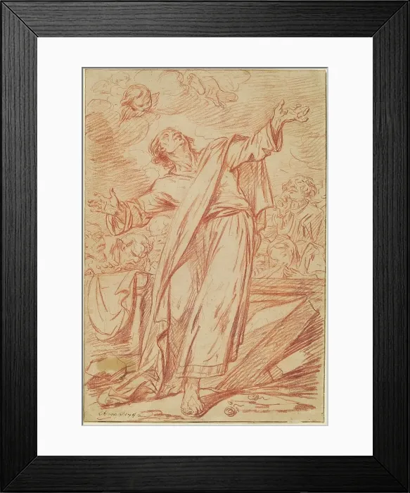 Framed Print : The Assumption of the Virgin, 1742. Creator: Walter Paris Framed Print : The Assumption of the Virgin, 1742. Creator: Walter Paris