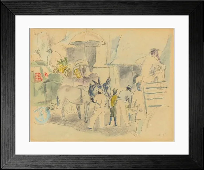 Framed Print : Havana, c. 1915-1920. Creator: Jules Pascin Framed Print : Havana, c. 1915-1920. Creator: Jules Pascin