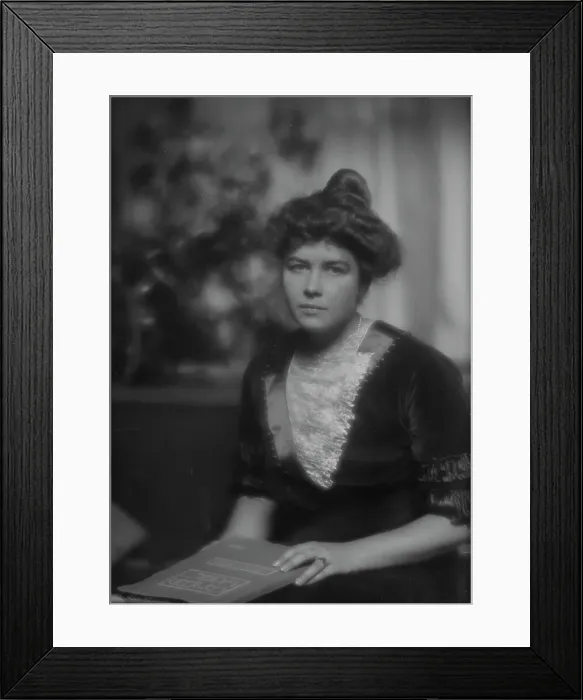 Framed Print : Parker, Dorothy, portrait photograph, 1912 Nov. 30. Creator: Arnold Genthe Framed Print : Parker, Dorothy, portrait photograph, 1912 Nov. 30. Creator: Arnold Genthe