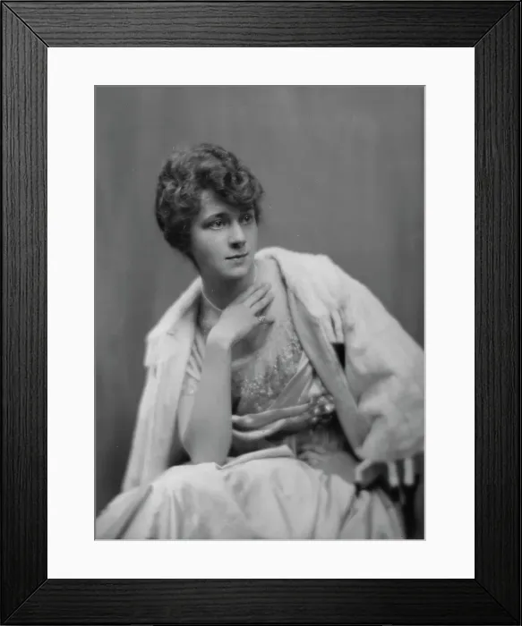 Framed Print : Passett, Miss, portrait photograph, 1917 Apr. 28. Creator: Arnold Genthe Framed Print : Passett, Miss, portrait photograph, 1917 Apr. 28. Creator: Arnold Genthe