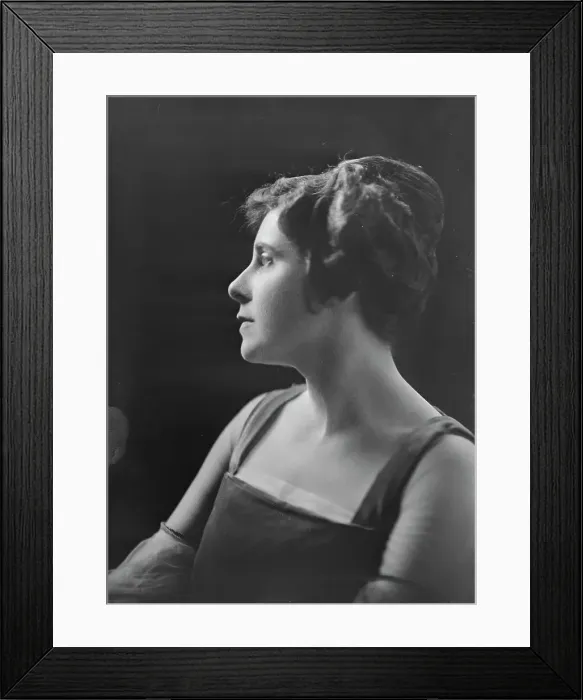 Framed Print : Miss Clara S. Berenger, portrait photograph, 1918 Nov. 17. Creator: Arnold Genthe Framed Print : Miss Clara S. Berenger, portrait photograph, 1918 Nov. 17. Creator: Arnold Genthe