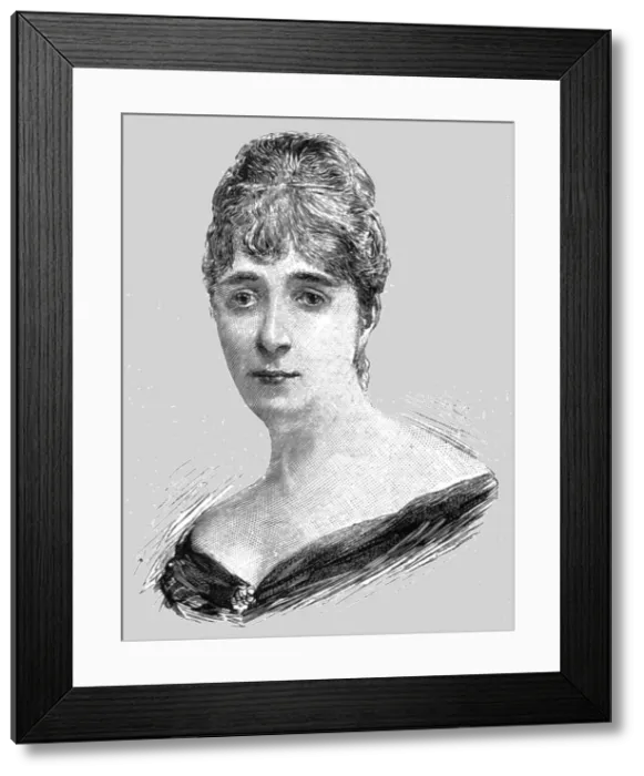 Framed Print : Madame De Bonnemain, 1891. Creator: Unknown Framed Print : Madame De Bonnemain, 1891. Creator: Unknown